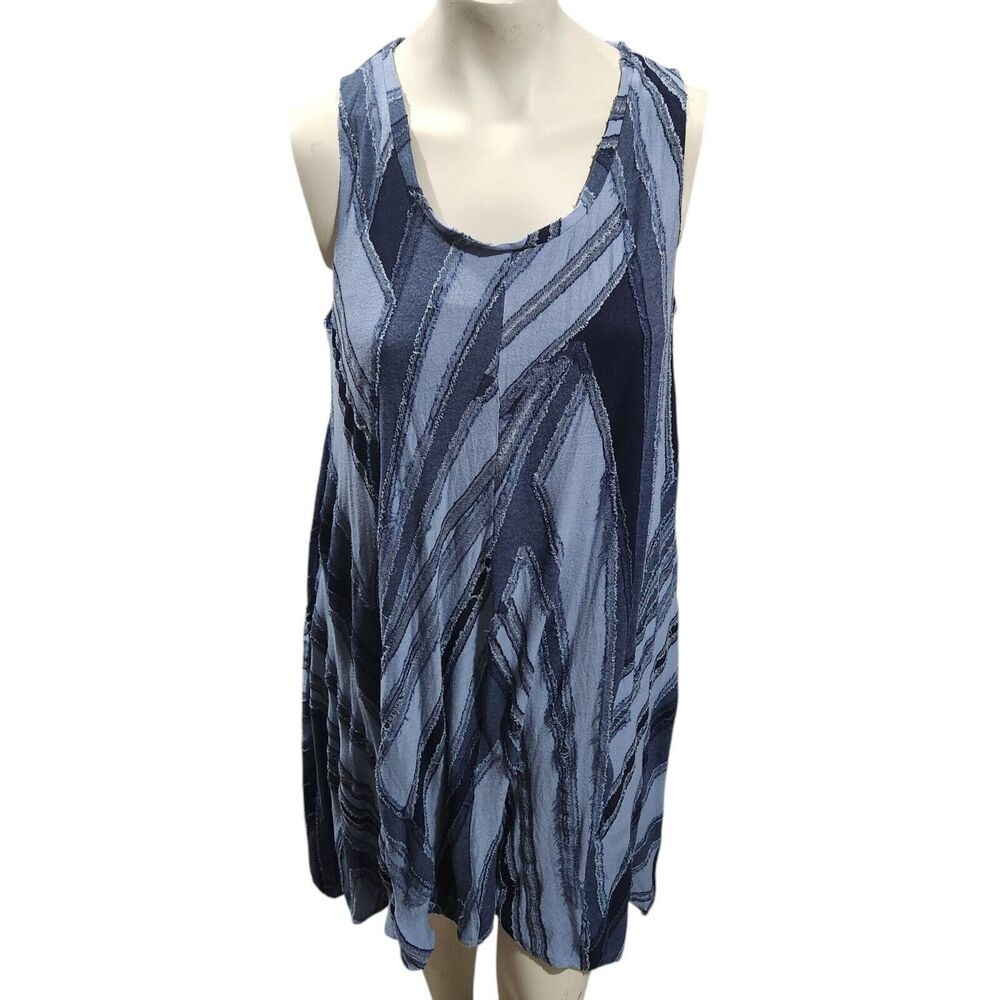 Simply Vera Vera Wang Patchwork Sheath Dress Womens SZ Med Peasant Cottagecore